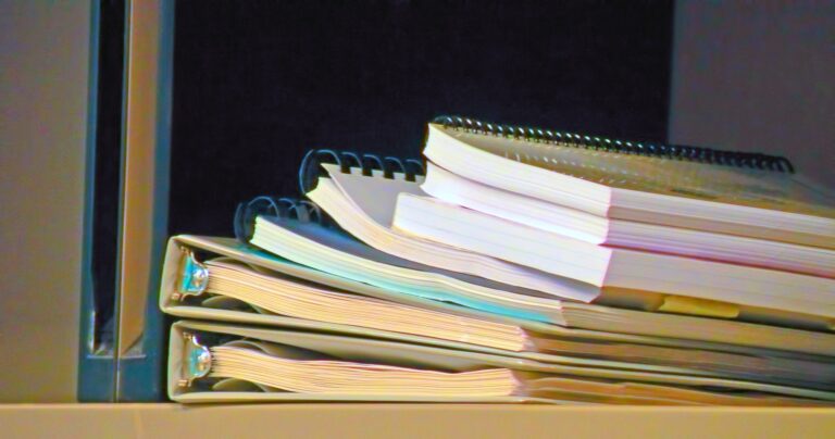 three-ring binder