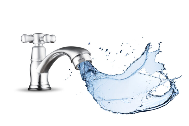 Water Splash From Water Faucet